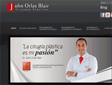 Tablet Screenshot of johnorlasblair.com